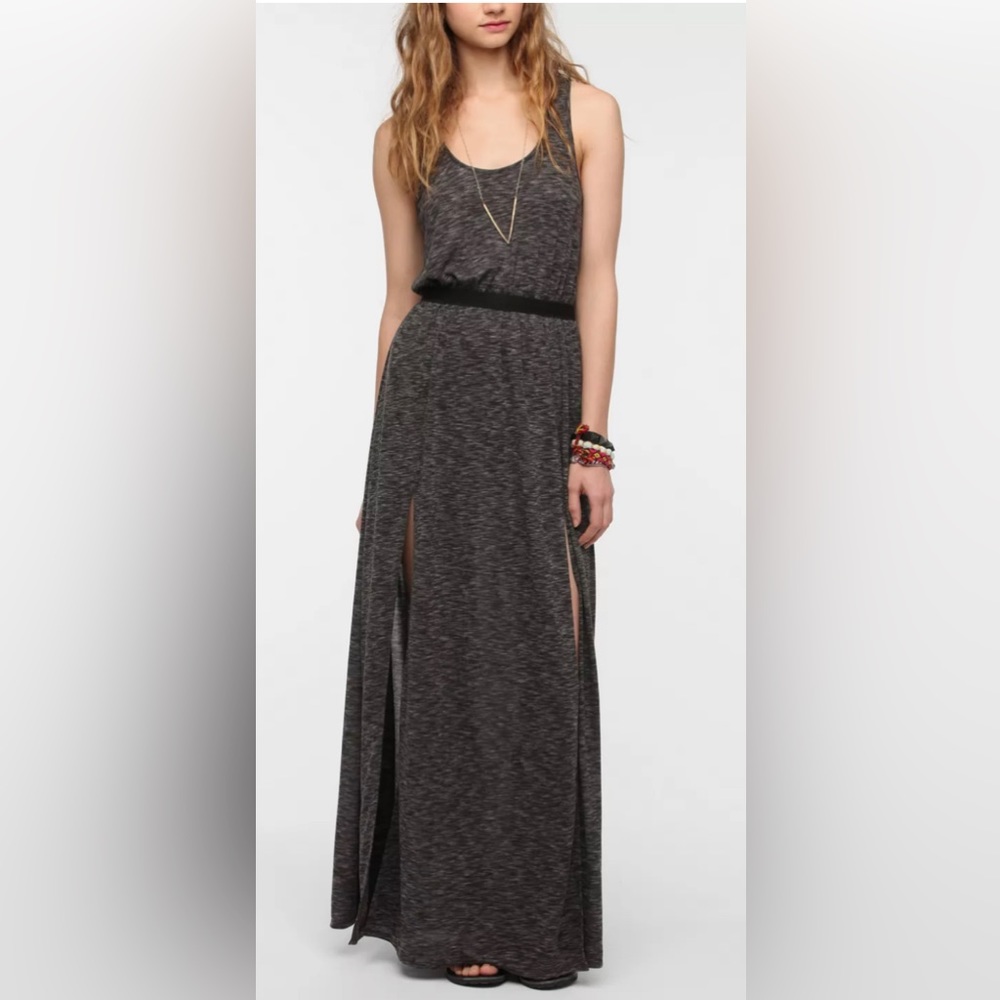 Silence + Noise Double-Slit Maxi Dress green size small - Picture 2 of 10
